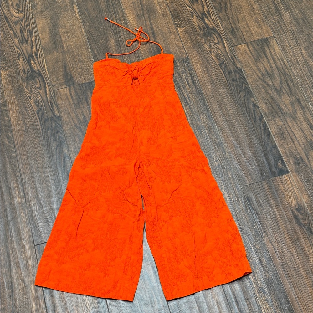 Elevenses Bright Orange Jumpsuit